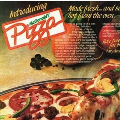 McPizza O Maior Fracasso do McDonald’s